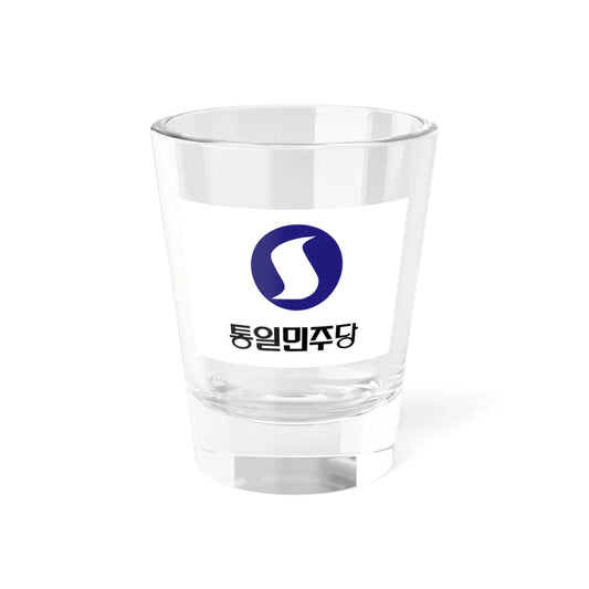 Flag of the Reunification Democratic Party (Korea) Shot Glass 1.5oz 1.5oz - Go Mug Yourself