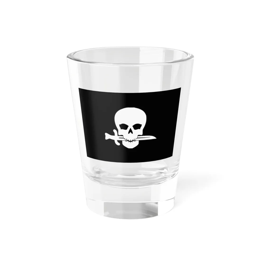 Flag of the Revanche Battalion (Ukraine) Shot Glass 1.5oz 1.5oz - Go Mug Yourself