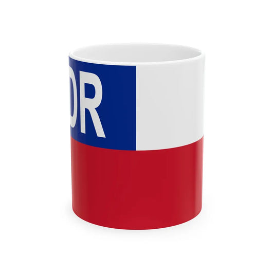 Flag of the Revolutionary Directorate (Cuba) White Coffee Mug 11oz - Go Mug Yourself