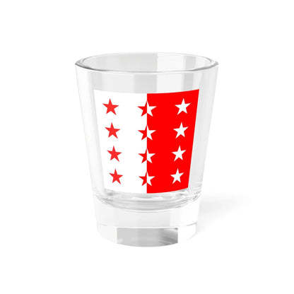 Flag of the Rhodanic Republic (Switzerland) Shot Glass 1.5oz 1.5oz - Go Mug Yourself