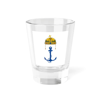 Flag of the River Police of Hungary 1925-1946 (Hungary) Shot Glass 1.5oz 1.5oz - Go Mug Yourself