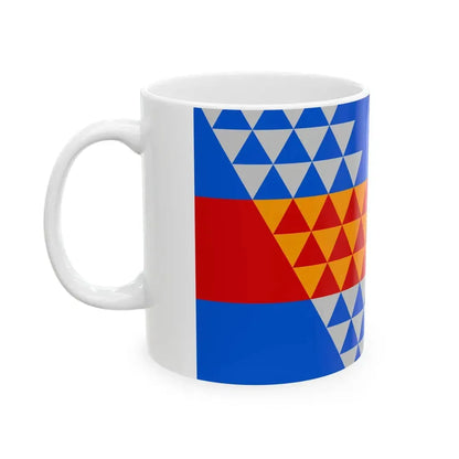 Flag of the Robinson Rancheria (United States) White Coffee Mug - Go Mug Yourself