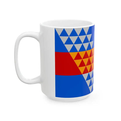Flag of the Robinson Rancheria (United States) White Coffee Mug - Go Mug Yourself