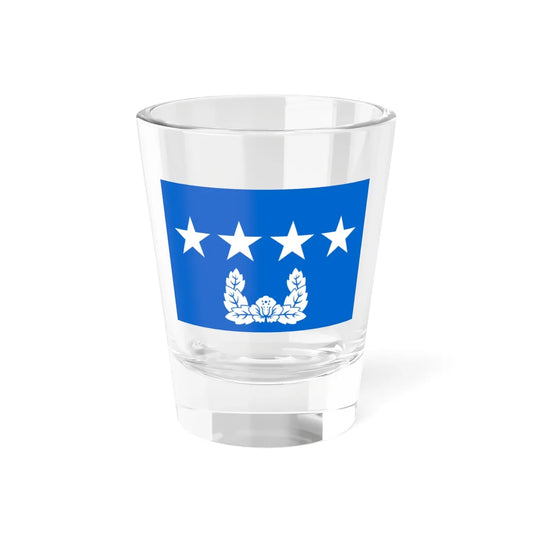 Flag of the ROK Air Force General OF-9 (Korea) Shot Glass 1.5oz 1.5oz - Go Mug Yourself
