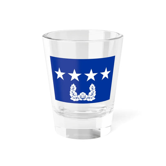 Flag of the ROK Navy Admiral OF-9 (Korea) Shot Glass 1.5oz 1.5oz - Go Mug Yourself