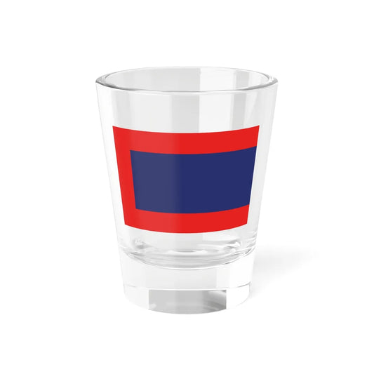 Flag of the Rokan Hilir Regency (Indonesia) Shot Glass 1.5oz 1.5oz - Go Mug Yourself