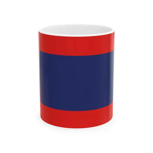 Flag of the Rokan Hilir Regency (Indonesia) White Coffee Mug 11oz - Go Mug Yourself