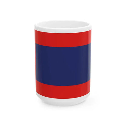Flag of the Rokan Hilir Regency (Indonesia) White Coffee Mug 15oz - Go Mug Yourself