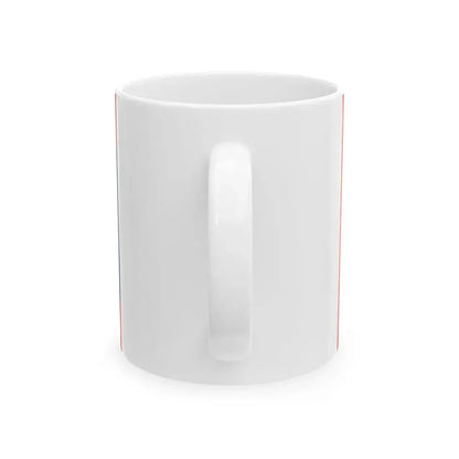 Flag of the Rokan Hilir Regency (Indonesia) White Coffee Mug - Go Mug Yourself