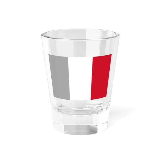 Flag of the Roman Republic 1798 - Grey version (Italy) Shot Glass 1.5oz 1.5oz - Go Mug Yourself