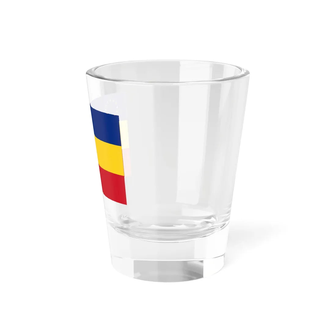 Flag of the Romanian minority in Serbia (Serbia) Shot Glass 1.5oz - Go Mug Yourself