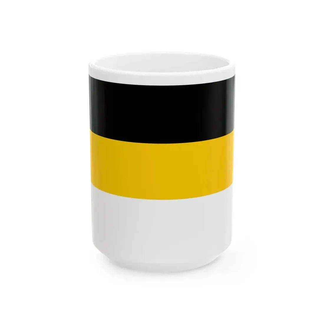 Flag of the Romanov Monarchy (Estonia) White Coffee Mug 15oz - Go Mug Yourself