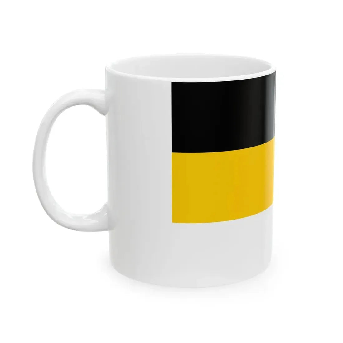Flag of the Romanov Monarchy (Estonia) White Coffee Mug - Go Mug Yourself