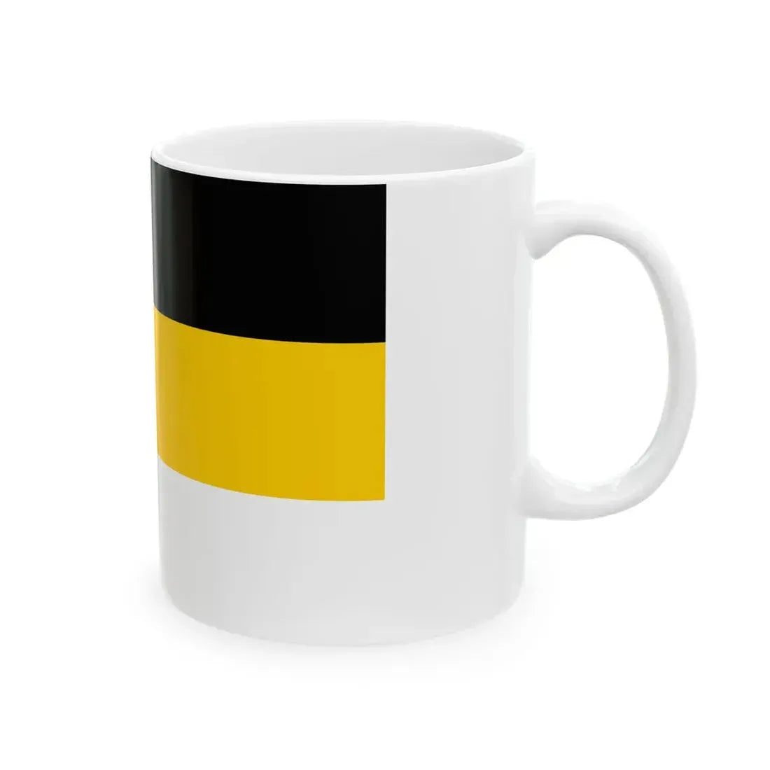 Flag of the Romanov Monarchy (Estonia) White Coffee Mug - Go Mug Yourself