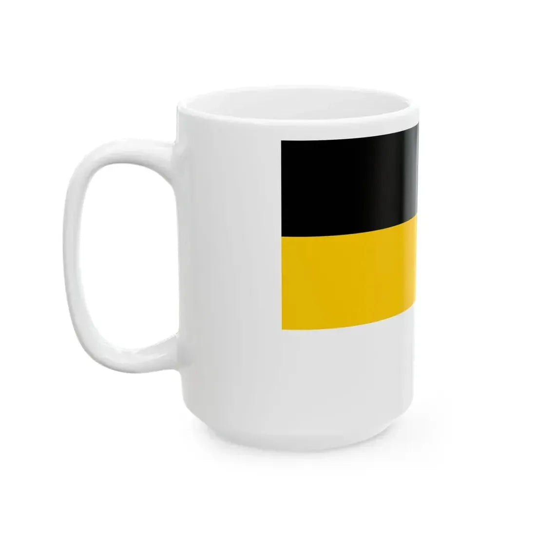 Flag of the Romanov Monarchy (Estonia) White Coffee Mug - Go Mug Yourself