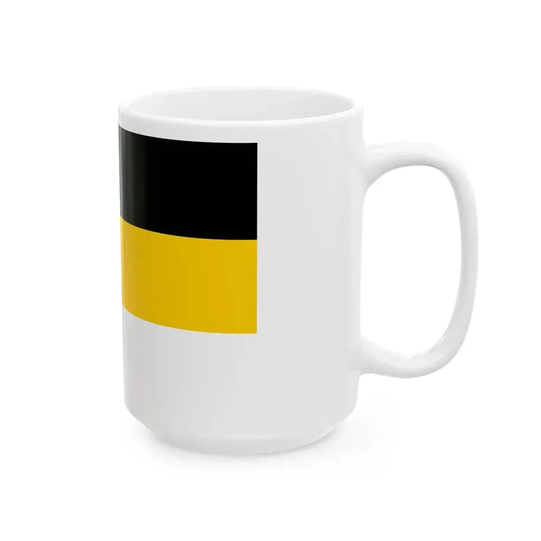 Flag of the Romanov Monarchy (Estonia) White Coffee Mug - Go Mug Yourself