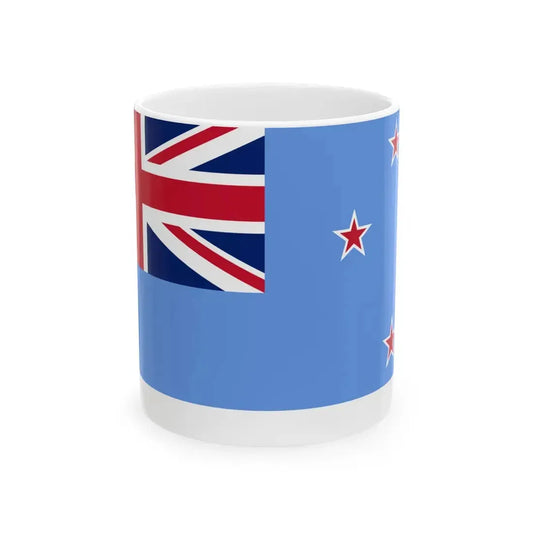 Flag of the Ross Dependency unofficial (New Zealand) White Coffee Mug 11oz - Go Mug Yourself