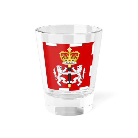 Flag of the Ross Herald Extraordinary (Scotland) Shot Glass 1.5oz 1.5oz - Go Mug Yourself