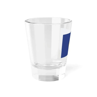 Flag of the Royal Bahrain Naval Force (Bahrain) Shot Glass 1.5oz - Go Mug Yourself