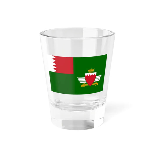 Flag of the Royal Bahraini Army (Bahrain) Shot Glass 1.5oz 1.5oz - Go Mug Yourself