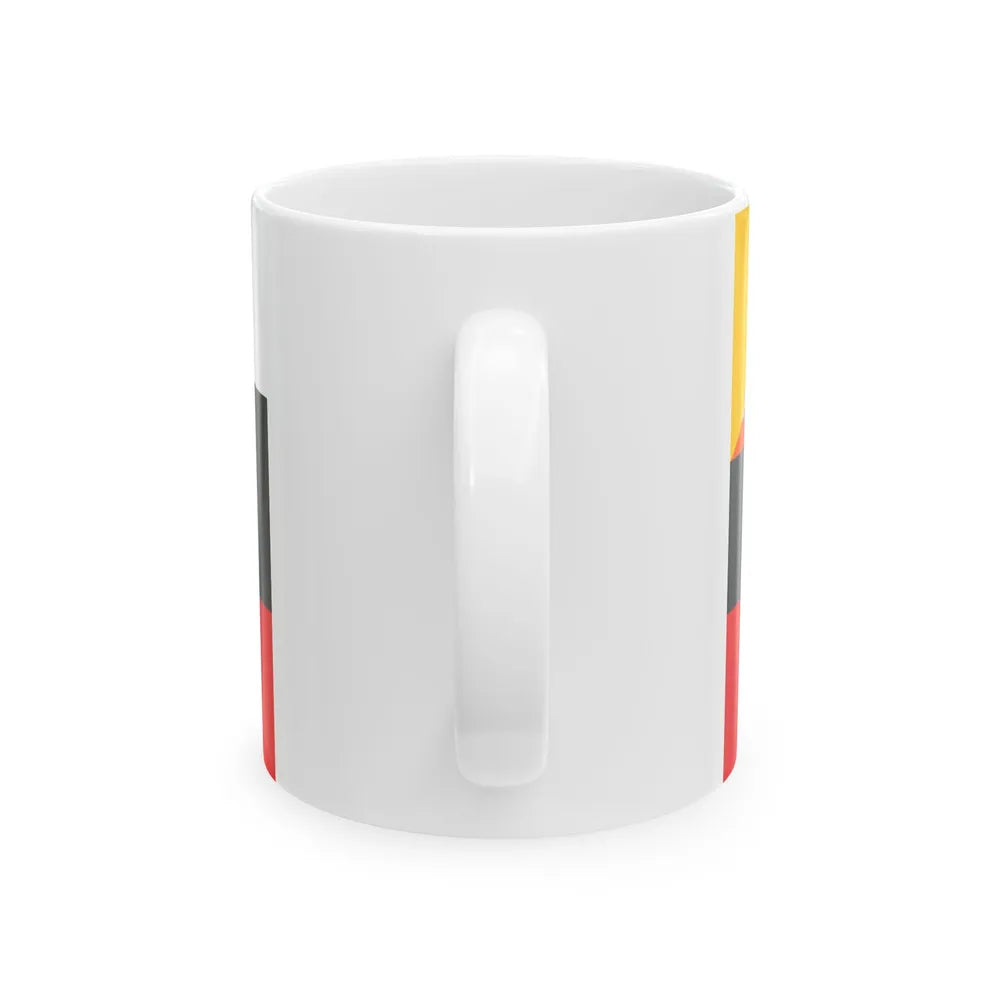 Flag of the Royal Bhutan Army (Bhutan) White Coffee Mug - Go Mug Yourself