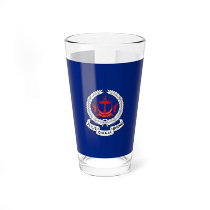 Flag of the Royal Brunei Police Force (Brunei) Pint Glass 16oz 16oz - Go Mug Yourself