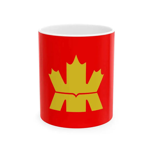 Flag of the Royal Canadian Mint (Canada) White Coffee Mug 11oz - Go Mug Yourself