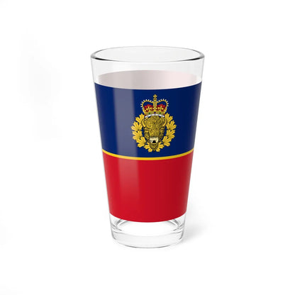Flag of the Royal Canadian Mounted Police (Canada) Pint Glass 16oz - Go Mug Yourself