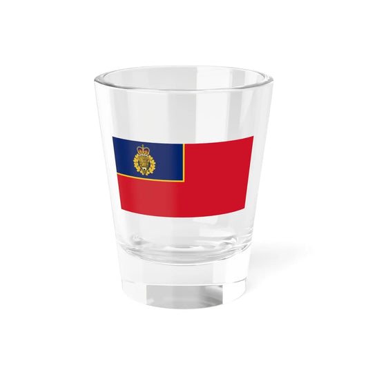 Flag of the Royal Canadian Mounted Police (Canada) Shot Glass 1.5oz 1.5oz - Go Mug Yourself