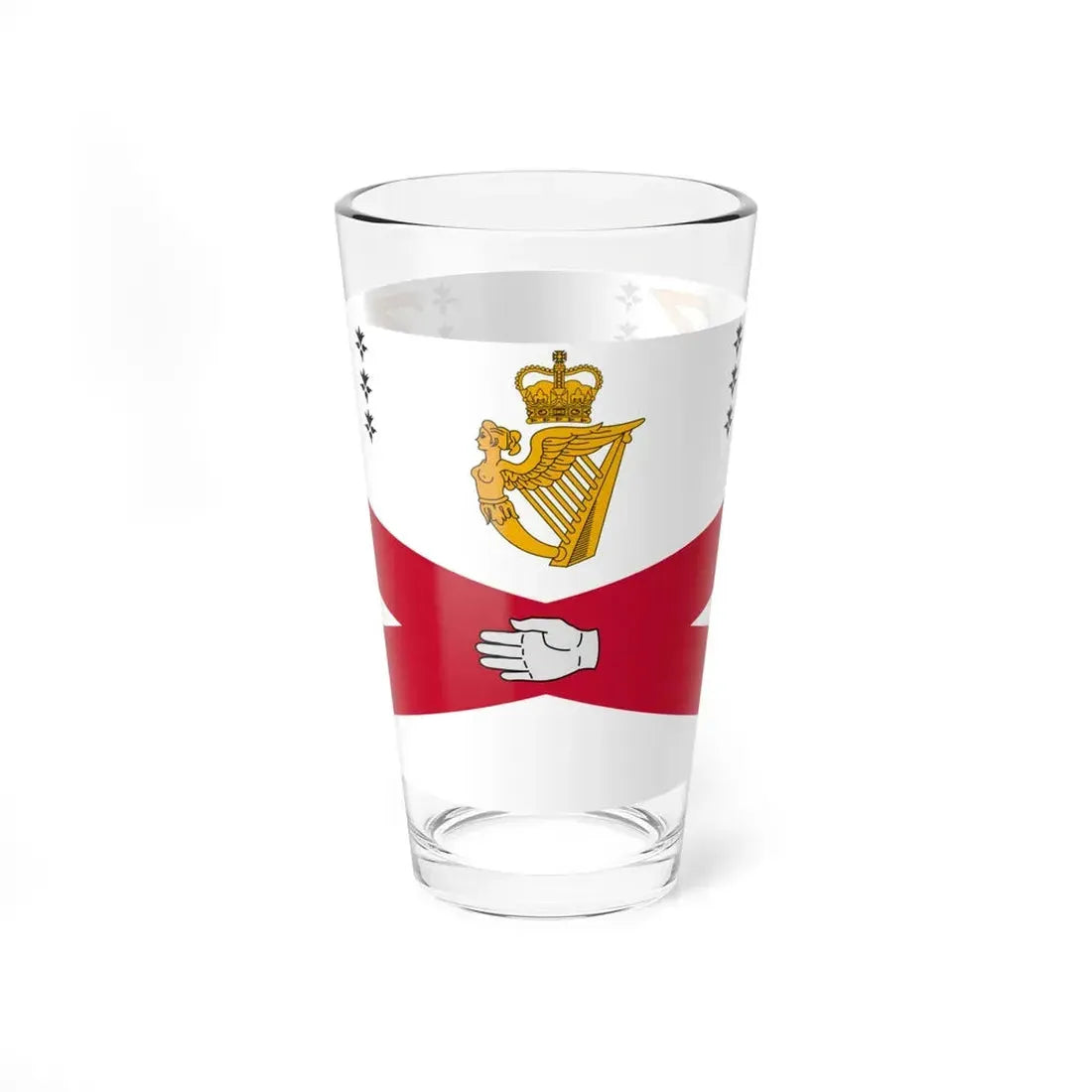 Flag of the Royal College of Surgeons in Ireland (Ireland) Pint Glass 16oz 16oz - Go Mug Yourself