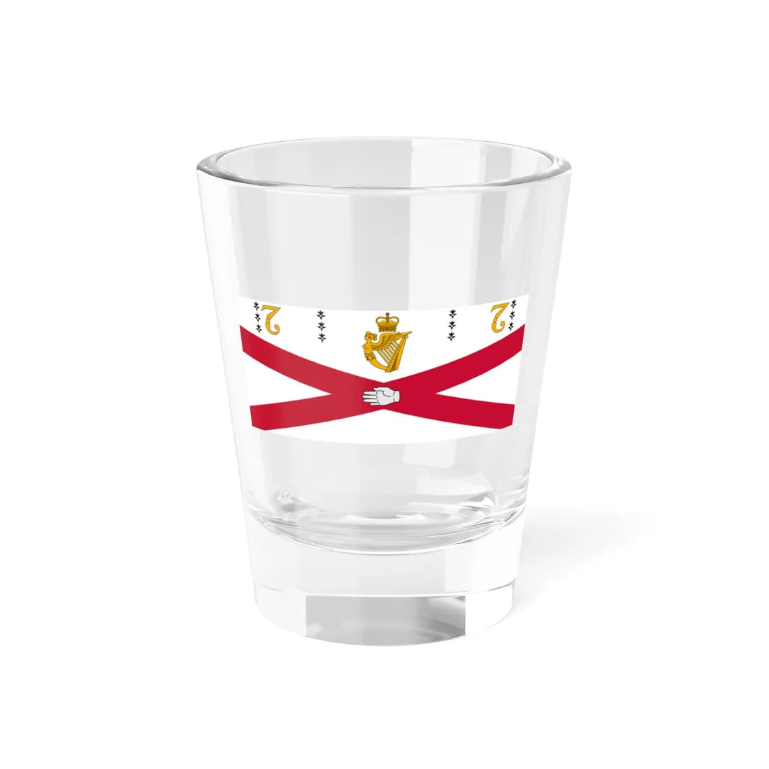 Flag of the Royal College of Surgeons in Ireland (Ireland) Shot Glass 1.5oz 1.5oz - Go Mug Yourself