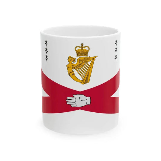 Flag of the Royal College of Surgeons in Ireland (Ireland) White Coffee Mug 11oz - Go Mug Yourself