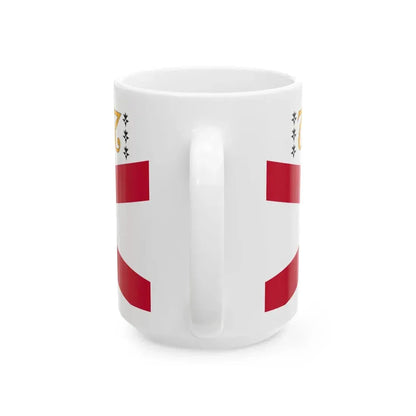 Flag of the Royal College of Surgeons in Ireland (Ireland) White Coffee Mug - Go Mug Yourself