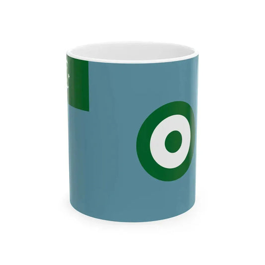 Flag of the Royal Egyptian Air Force 1922-1952 (Egypt) White Coffee Mug 11oz - Go Mug Yourself