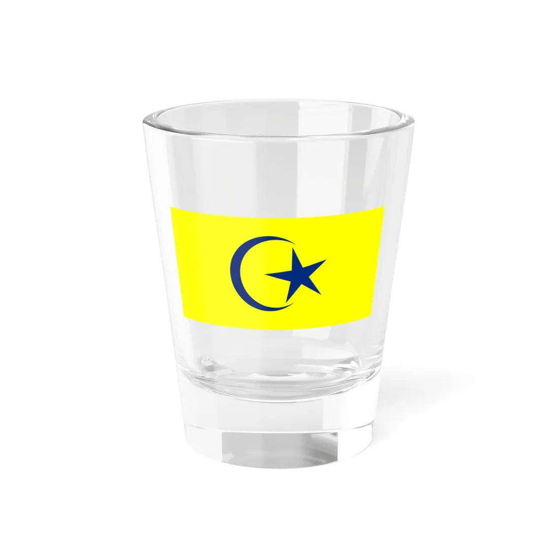Flag of the Royal Family of Johor (Malaysia) Shot Glass 1.5oz 1.5oz - Go Mug Yourself