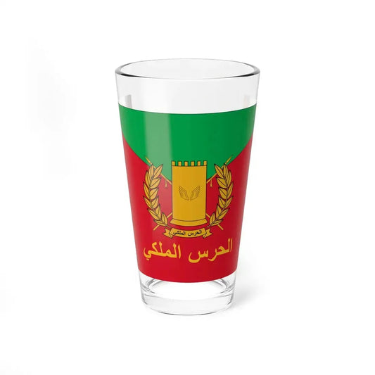 Flag of the Royal Guard of Bahrain (Bahrain) Pint Glass 16oz 16oz - Go Mug Yourself