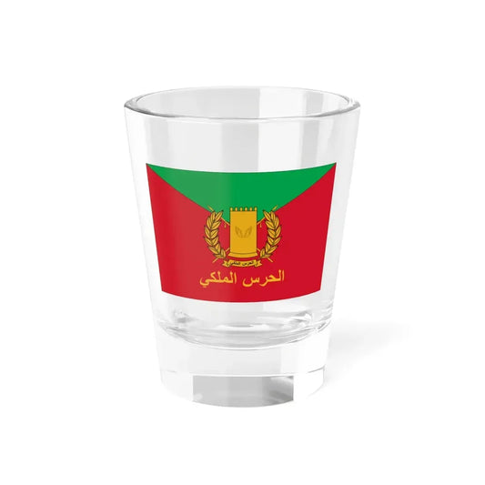 Flag of the Royal Guard of Bahrain (Bahrain) Shot Glass 1.5oz 1.5oz - Go Mug Yourself