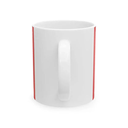 Flag of the Royal Laos Armed Forces 1952-1975 (Laos) White Coffee Mug - Go Mug Yourself