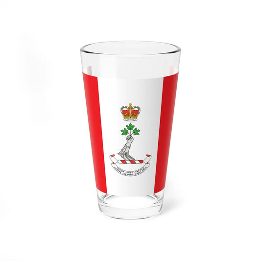 Flag of the Royal Military College of Canada (Canada) Pint Glass 16oz 16oz - Go Mug Yourself