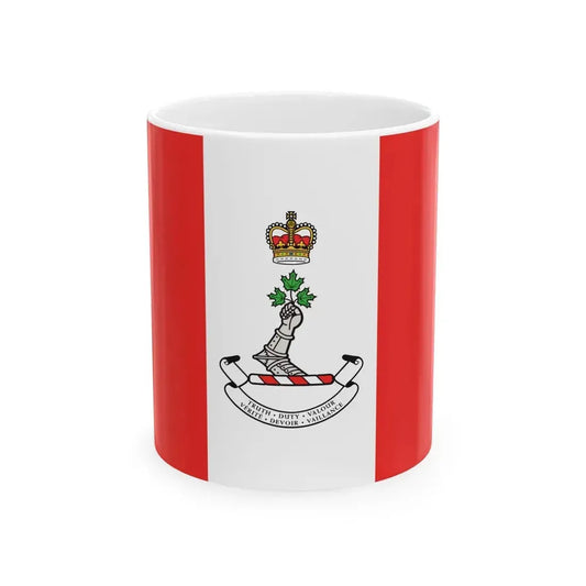 Flag of the Royal Military College of Canada - White Coffee Mug 11oz - Go Mug Yourself