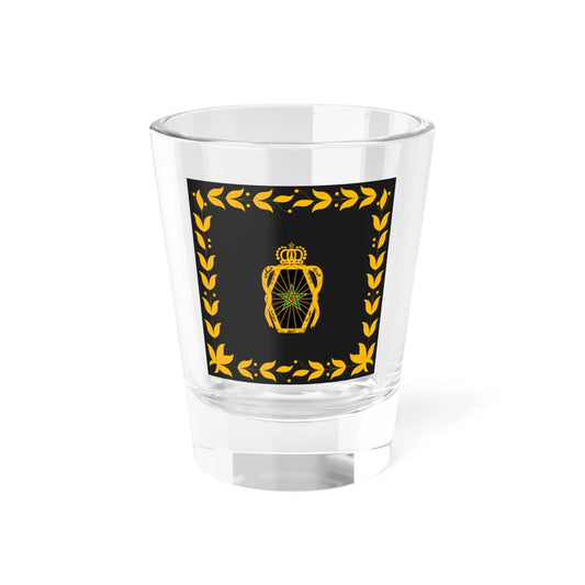 Flag of the Royal Moroccan Gendarmerie (Morocco) Shot Glass 1.5oz 1.5oz - Go Mug Yourself
