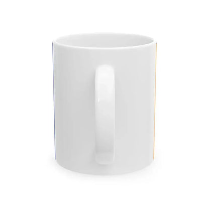 Flag of the Royal Netherlands Air Force (Netherlands) White Coffee Mug - Go Mug Yourself