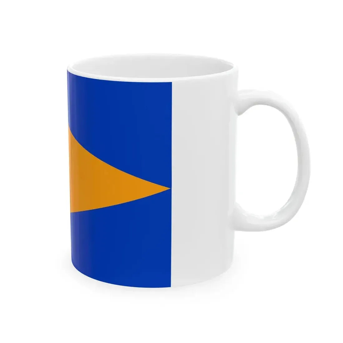 Flag of the Royal Netherlands Air Force (Netherlands) White Coffee Mug - Go Mug Yourself