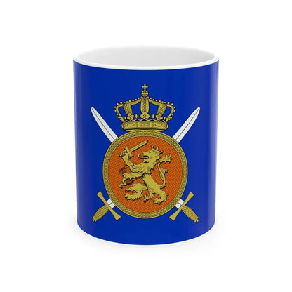 Flag of the Royal Netherlands Army (Netherlands) White Coffee Mug 11oz - Go Mug Yourself