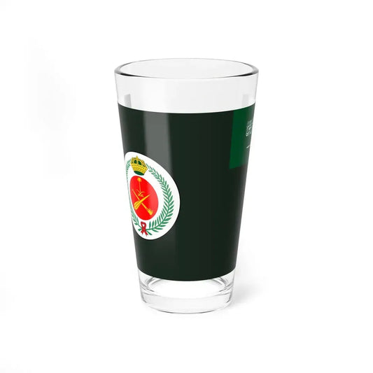 Flag of the Royal Saudi Air Defense Forces (Saudi Arabia) Pint Glass 16oz 16oz - Go Mug Yourself