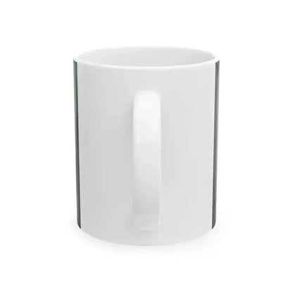 Flag of the Royal Saudi Air Defense Forces (Saudi Arabia) White Coffee Mug - Go Mug Yourself