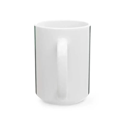 Flag of the Royal Saudi Air Defense Forces (Saudi Arabia) White Coffee Mug - Go Mug Yourself