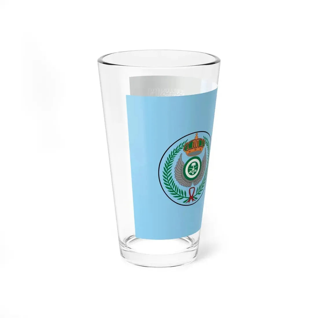 Flag of the Royal Saudi Air Force Seal (Saudi Arabia) Pint Glass 16oz - Go Mug Yourself