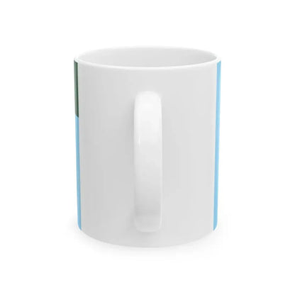 Flag of the Royal Saudi Air Force Seal (Saudi Arabia) White Coffee Mug - Go Mug Yourself