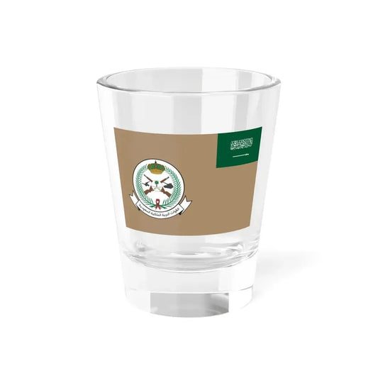 Flag of the Royal Saudi Land Forces (Saudi Arabia) Shot Glass 1.5oz 1.5oz - Go Mug Yourself